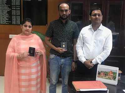 सुषमा स्वराज से शिकायत के बाद मुस्लिम दंपती को मिला पासपोर्ट